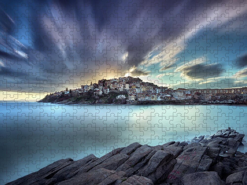 Kavala Jigsaw Puzzle featuring the photograph Bang by Elias Pentikis