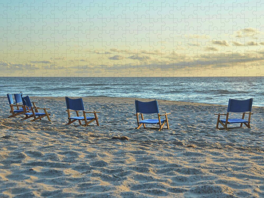 Banks Jigsaw Puzzle featuring the photograph Beach Boardroom by JAMART Photography