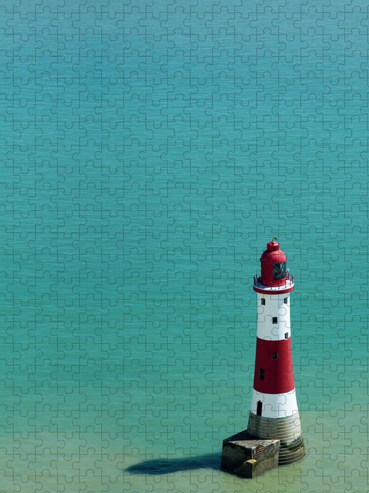 Water's Edge Jigsaw Puzzle featuring the photograph Beachy Head by Blackbeck