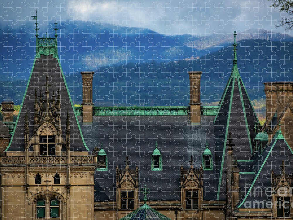 Asheville Jigsaw Puzzle featuring the photograph Biltmore Estate by Doug Sturgess