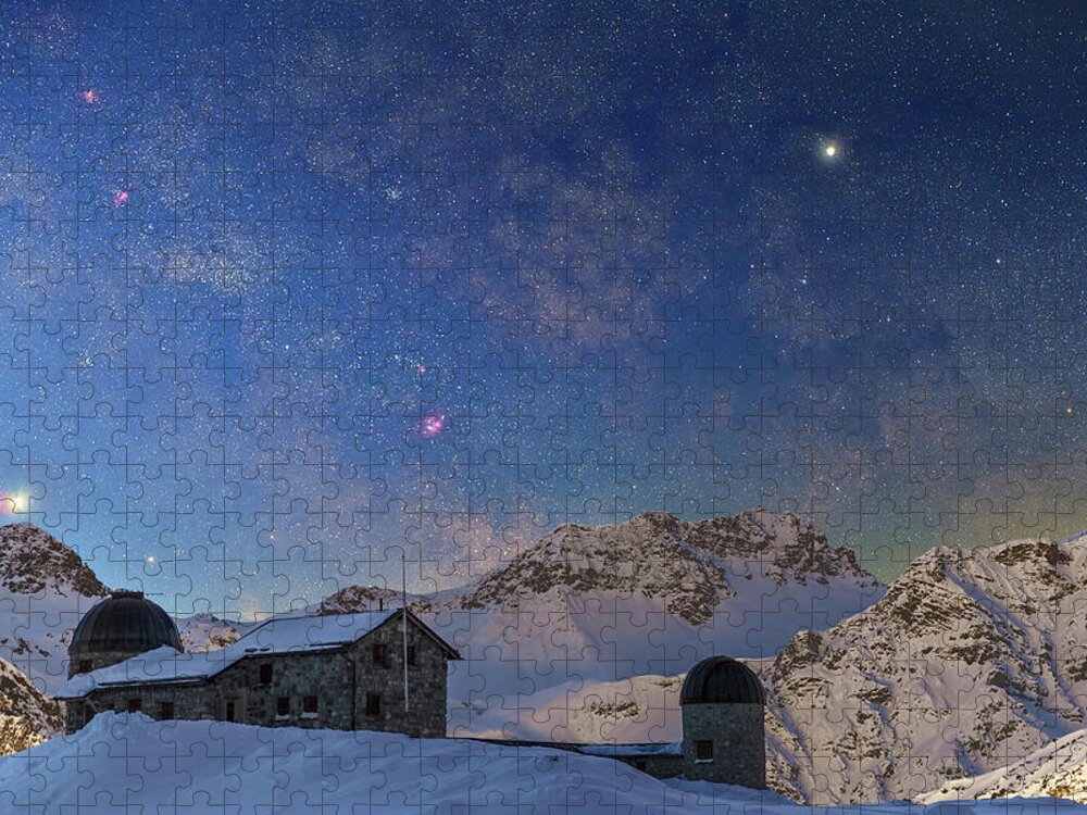 Mountains Jigsaw Puzzle featuring the photograph Blue Core by Ralf Rohner