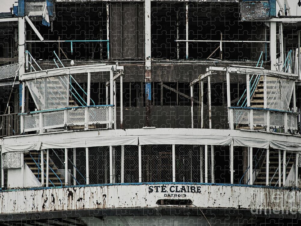 Bobble Boat Jigsaw Puzzle featuring the photograph Boblo Boat Ste. Claire DN10185 by Mark Graf
