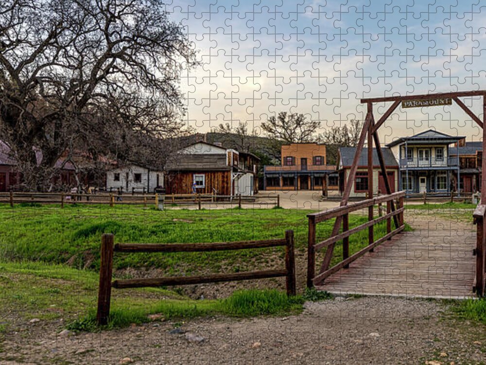 Ghost Town Jigsaw Puzzle featuring the photograph Bridge To Paramount by Gene Parks