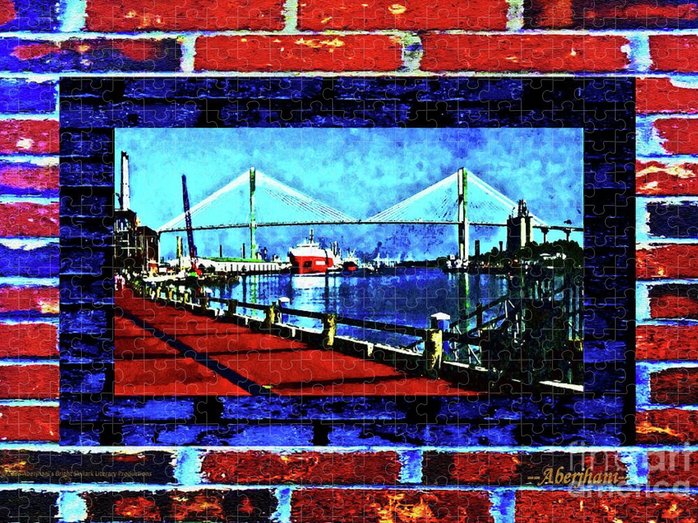 Ships Jigsaw Puzzle featuring the photograph Bridges and Walls by Aberjhani