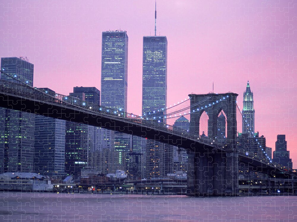 Jigsaw New York City Twin Towers 2001 Commemorative 1000 Perfalock Puzzle Sealed 