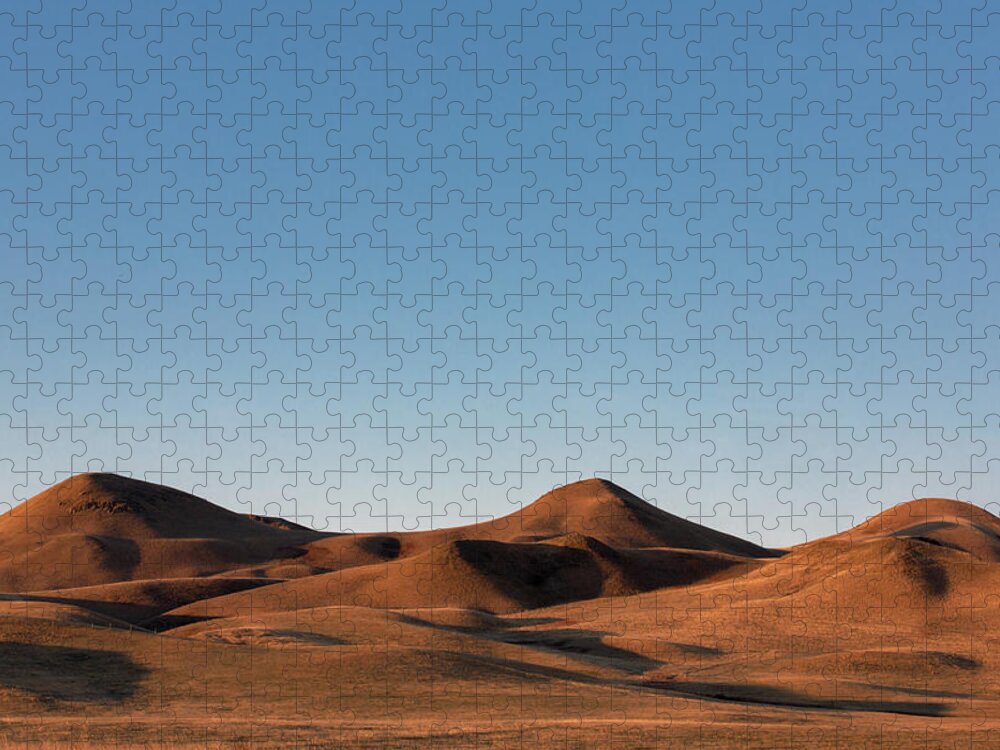 Brown Jigsaw Puzzle featuring the photograph Brown Mounds by Todd Klassy