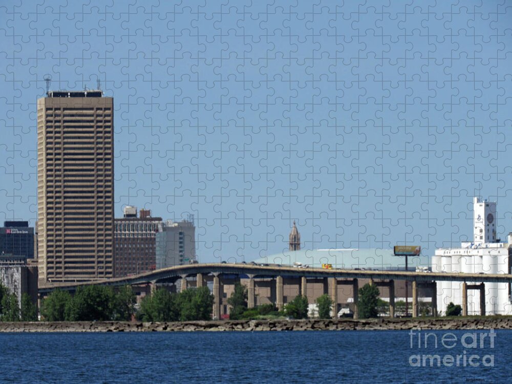 Buffalo New York Jigsaw Puzzle featuring the photograph Buffalo New York by Roberta Byram