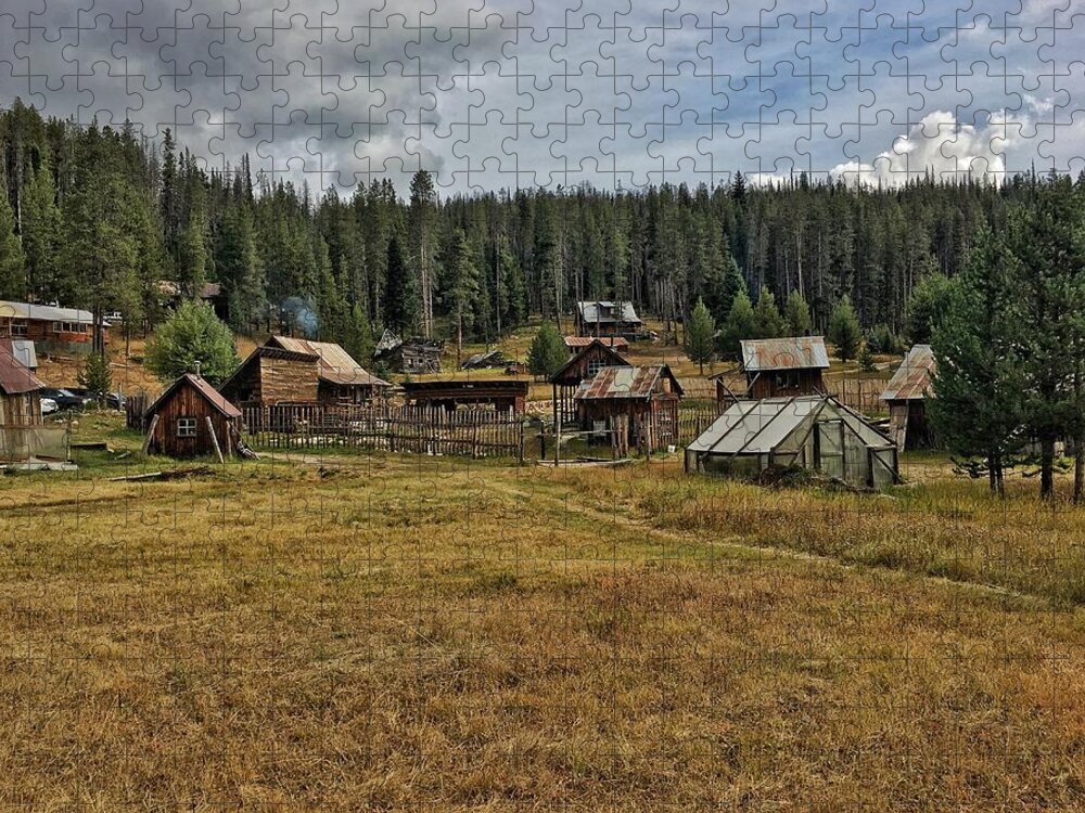 Log Cabin Jigsaw Puzzle featuring the photograph Burgdorf by Jerry Abbott