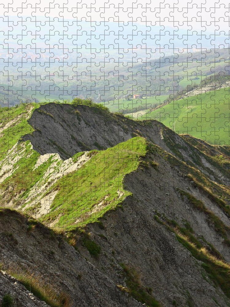 Scenics Jigsaw Puzzle featuring the photograph Calanchi by Photo By Federico Pasini
