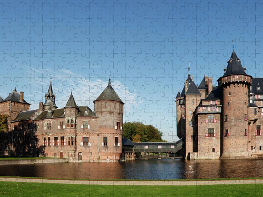 Scenics Jigsaw Puzzle featuring the photograph Castle De Haar by Digitalimagination