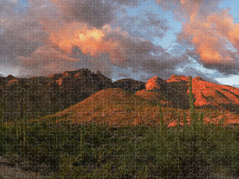 Tucson Jigsaw Puzzle featuring the photograph Catalina Mountains, Arizona by Chance Kafka