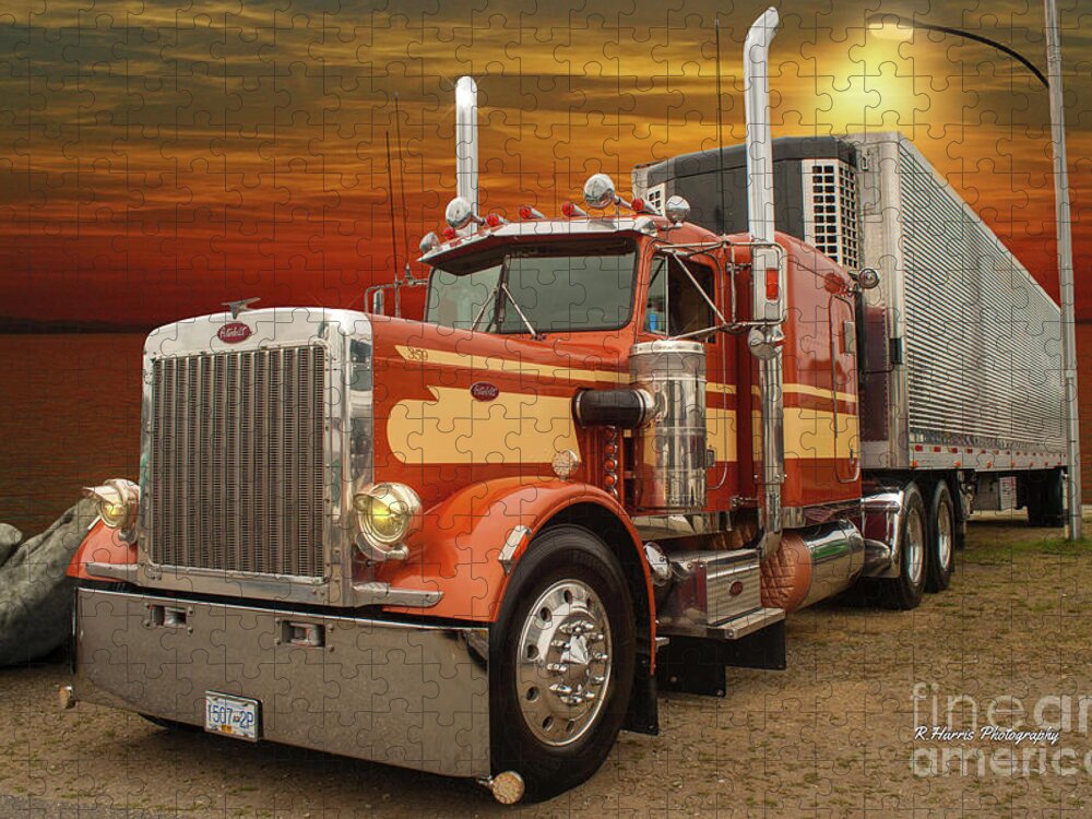 Big Rigs Jigsaw Puzzle featuring the photograph Catr9363-19 by Randy Harris