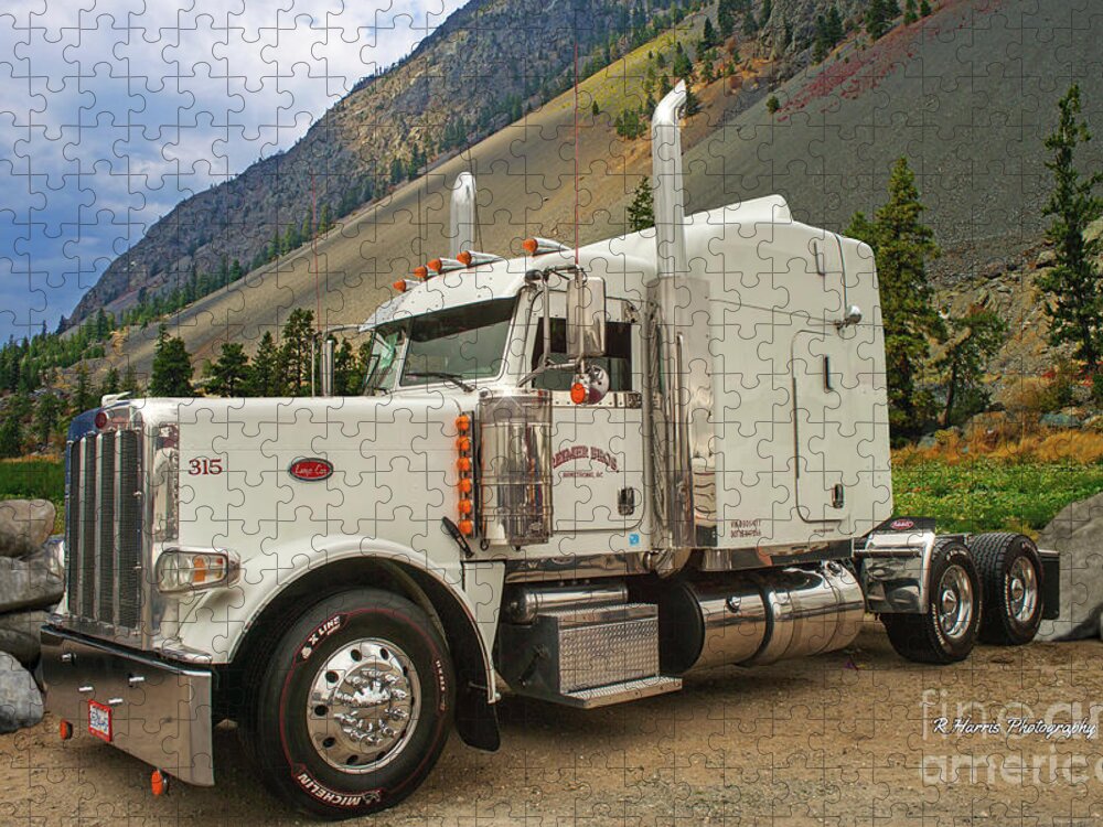 Big Rigs Jigsaw Puzzle featuring the photograph Catr9452-19 by Randy Harris