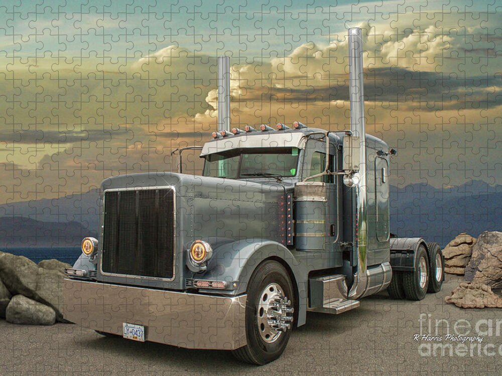 Big Rigs Jigsaw Puzzle featuring the photograph Catr9470-19 by Randy Harris