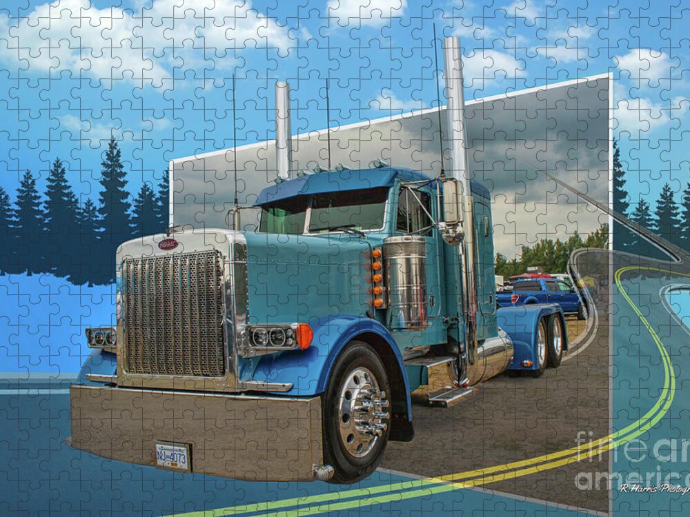 Big Rigs Jigsaw Puzzle featuring the photograph Catr9514a-19 by Randy Harris
