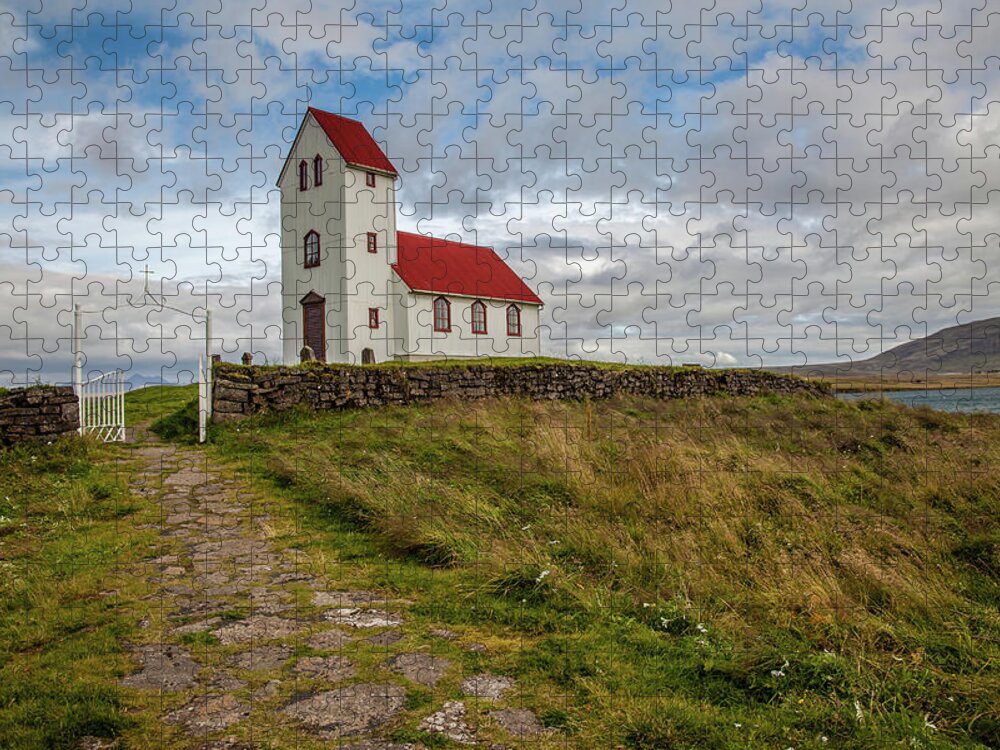 Church Jigsaw Puzzle featuring the photograph Chapel of Iceland by David Letts