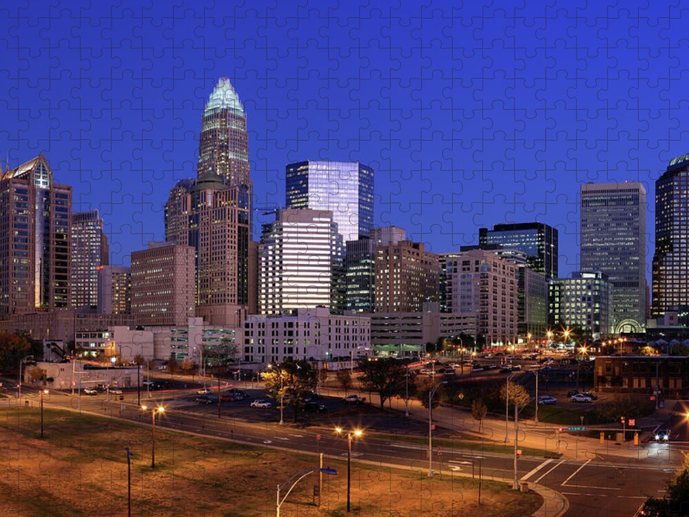 North Carolina Jigsaw Puzzle featuring the photograph Charlotte, Nc by Jumper