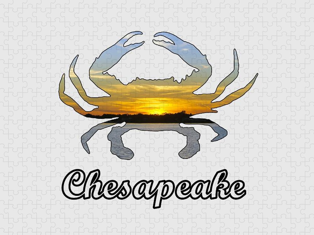 2d Jigsaw Puzzle featuring the photograph Chesapeake Emblem by Brian Wallace