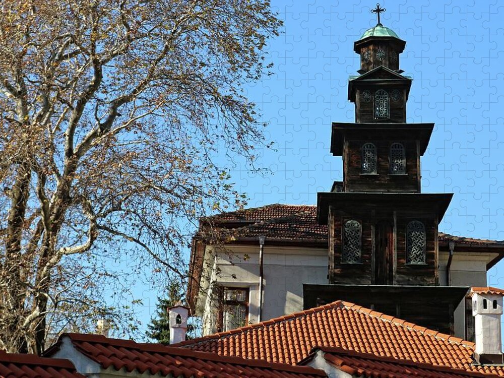 Architecture Jigsaw Puzzle featuring the photograph Church in Plovdiv, Bulgaria by Martin Smith