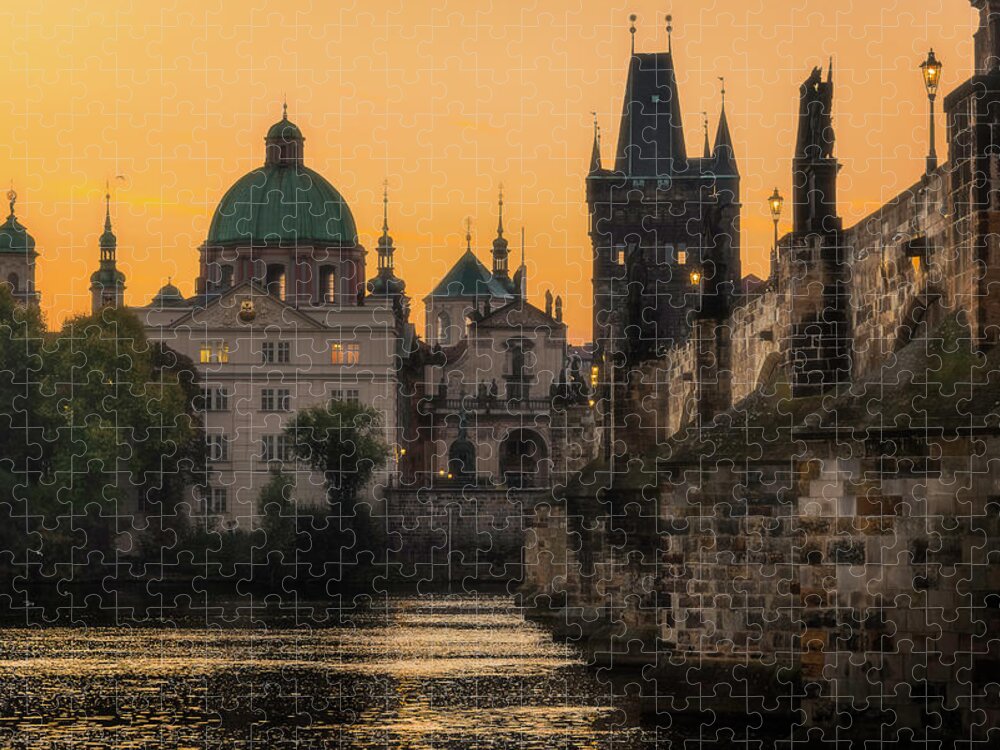 Church Jigsaw Puzzle featuring the photograph Church Of St. Salvator by Owen Weber