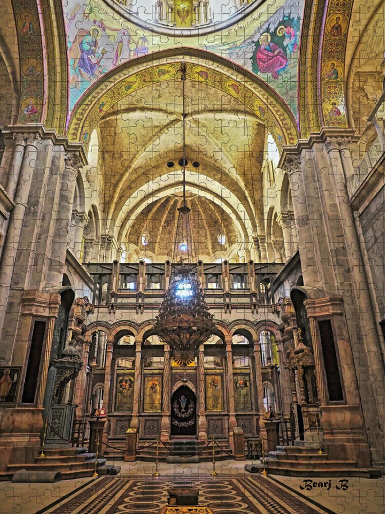 Church Of The Holy Sepulchre Jigsaw Puzzle featuring the photograph Church of the Holy Sepulchre by Bearj B Photo Art