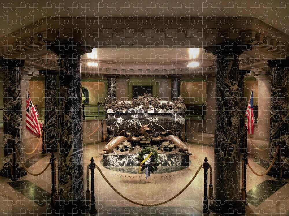 Annapolis Jigsaw Puzzle featuring the photograph City - Naval Academy - Crypt of John Paul Jones by Mike Savad