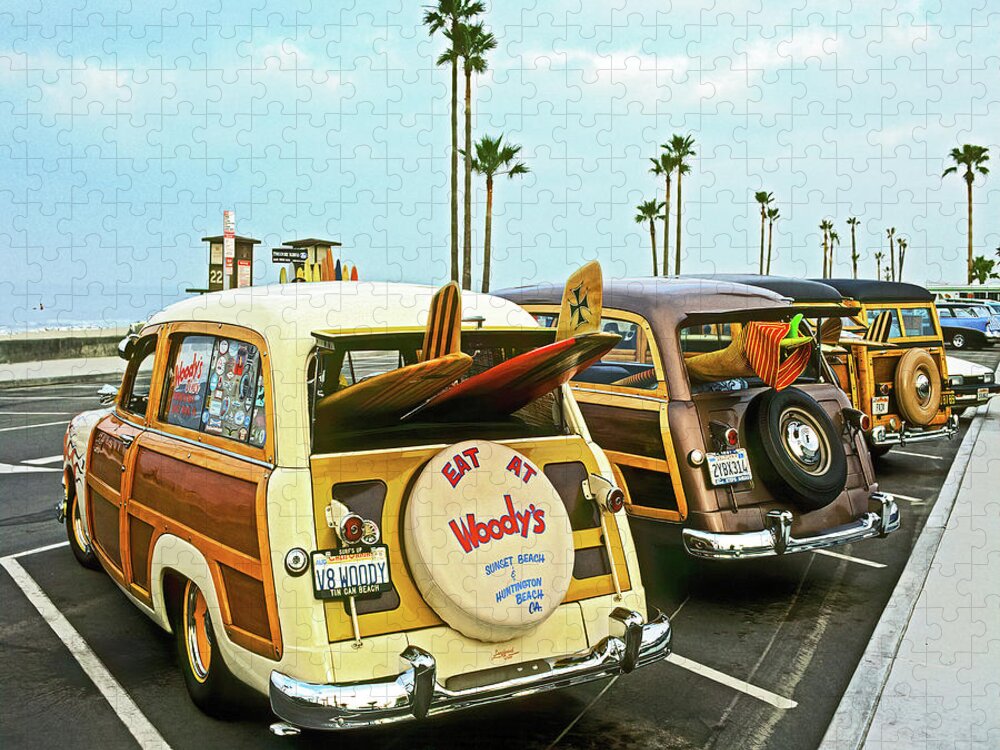 Cars Jigsaw Puzzle featuring the photograph Classic Beach Toy, Newport Beach, California by Don Schimmel