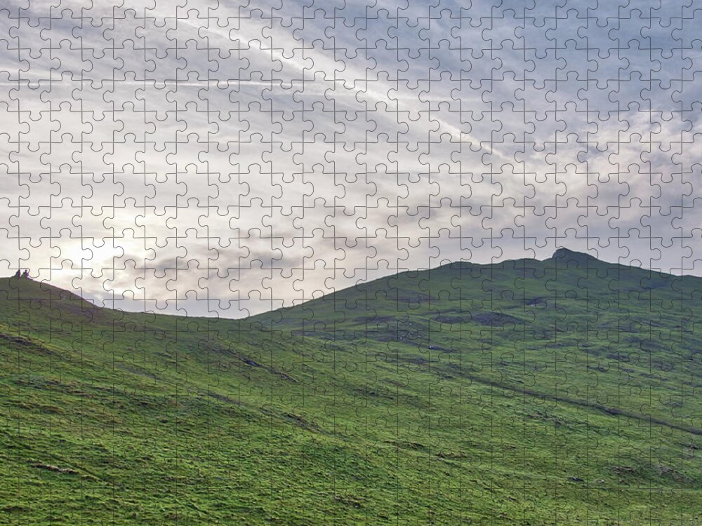 Ashbourne Walk Jigsaw Puzzle featuring the photograph Clouds over Thorpe Cloud by Scott Lyons
