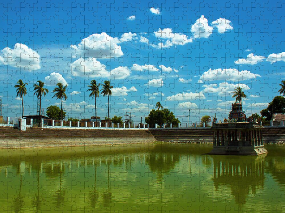 Tranquility Jigsaw Puzzle featuring the photograph Clouds by Shravyan Clicks