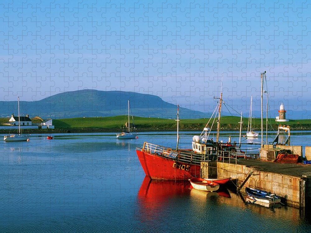 Outdoors Jigsaw Puzzle featuring the photograph Co Sligo, Fishing Trawler, Rosses by Designpics