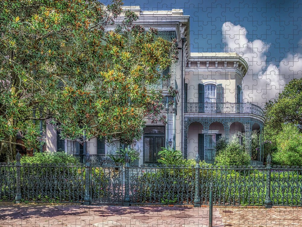 Garden District Jigsaw Puzzle featuring the photograph Colonel Short's Villa by Susan Rissi Tregoning