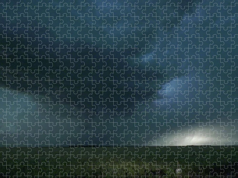 Nebraskasc Jigsaw Puzzle featuring the photograph Colorado Kansas Storm Chase 030 by Dale Kaminski