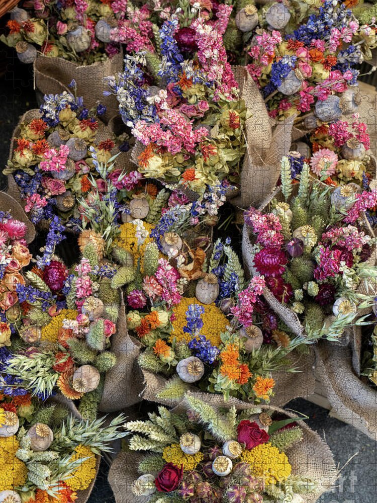 Pressed Dried Flowers Jigsaw Puzzle by Tim Gainey - Fine Art America