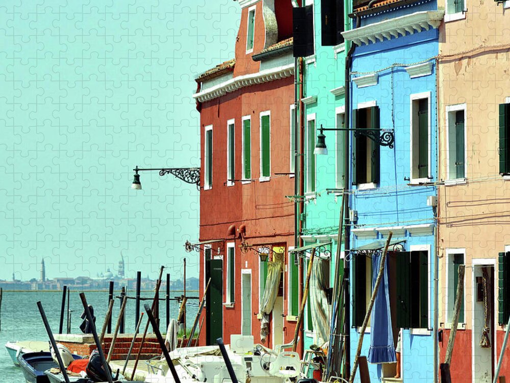 Tranquility Jigsaw Puzzle featuring the photograph Colours Of Burano by Paul Biris