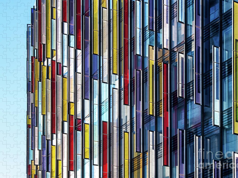 Windows Jigsaw Puzzle featuring the photograph Colourtangles by Tim Gainey
