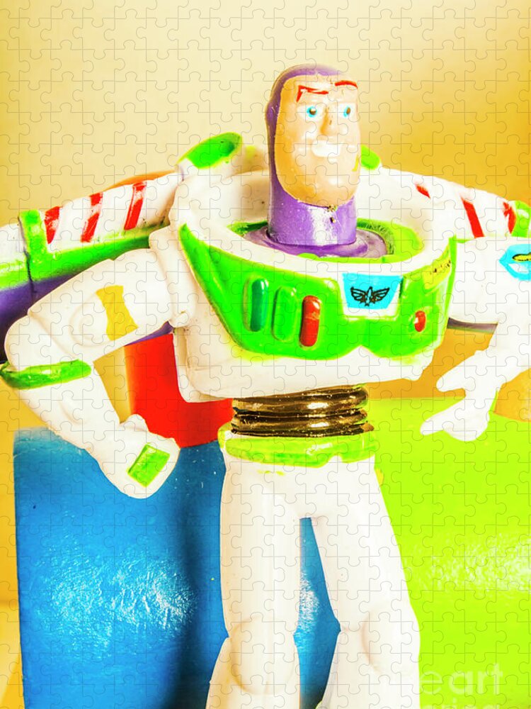 Buzz Lightyear Jigsaw Puzzle featuring the photograph Cosmonaut captain by Jorgo Photography