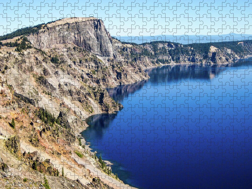 Crater Lake Jigsaw Puzzle featuring the photograph Crater Lake National Park by Feng Wei Photography