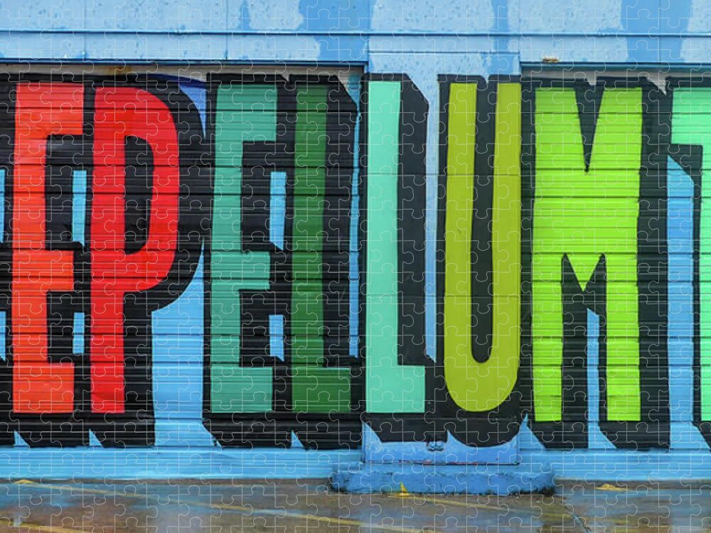 Deep Ellum Jigsaw Puzzle featuring the photograph Deep Ellum Wall Art by Robert Bellomy