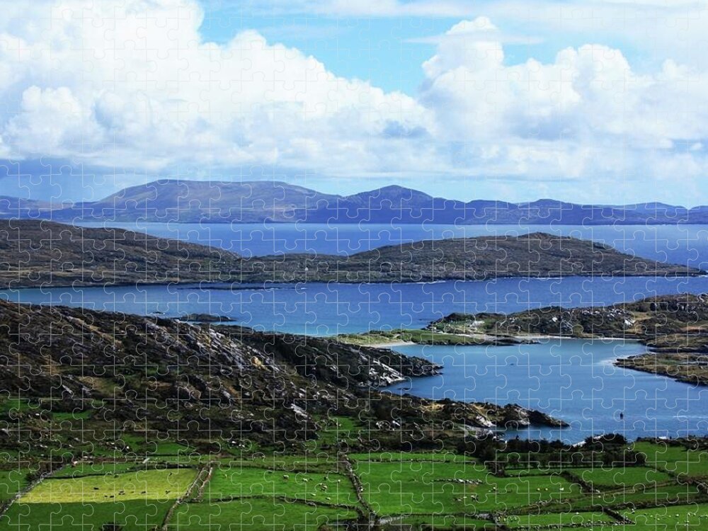 Water's Edge Jigsaw Puzzle featuring the photograph Derrynane Bay, Ring Of Kerry, County by Design Pics/peter Zoeller