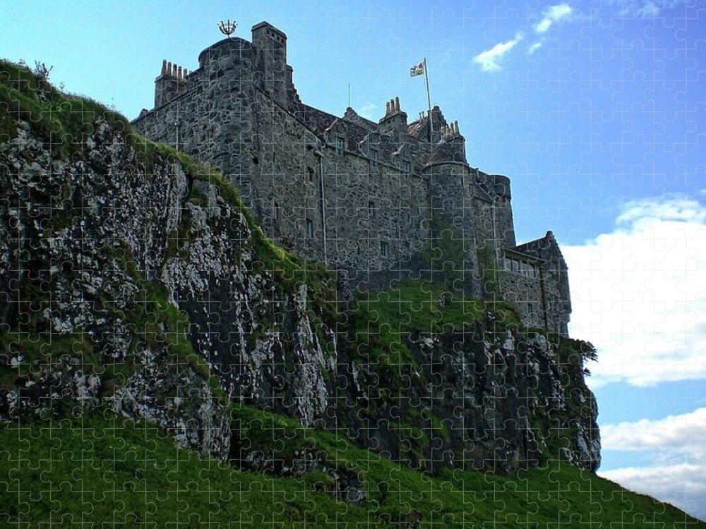 Duart Castle Jigsaw Puzzle featuring the photograph Duart Castle,Isle of Mull, Scotland by Martin Smith