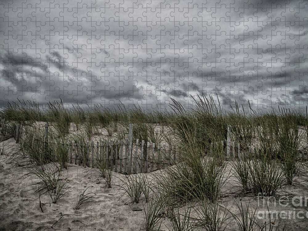 Dunes Jigsaw Puzzle featuring the photograph Dunes Day by Judy Hall-Folde