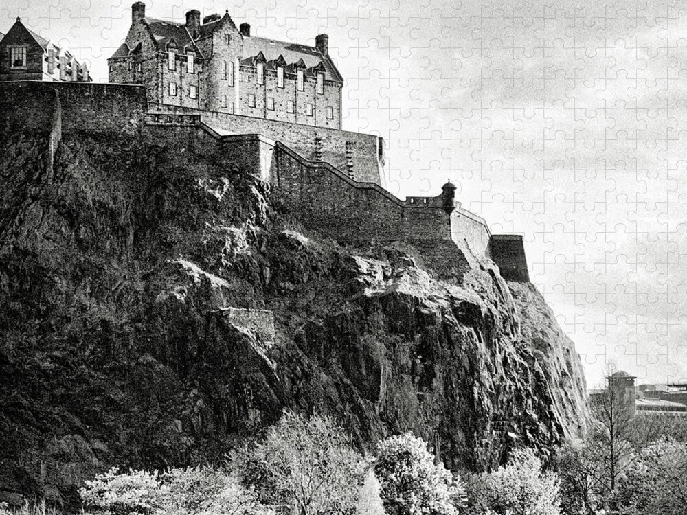 Scotland Jigsaw Puzzle featuring the photograph Edinburgh Castle by Jmimages
