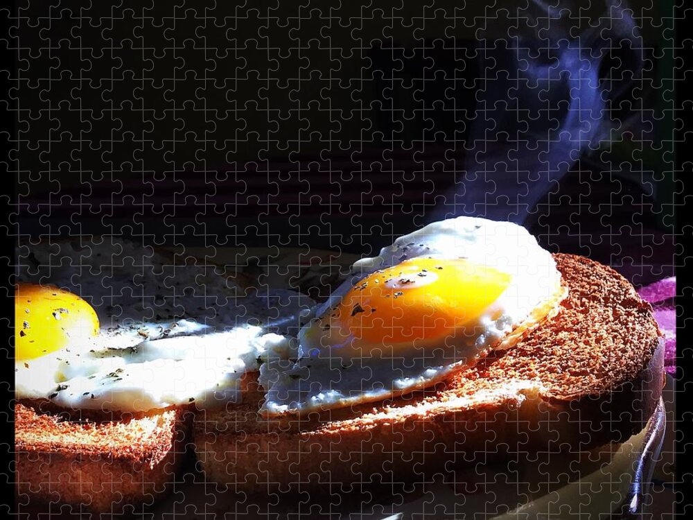 Food Jigsaw Puzzle featuring the photograph Eggstreamly Hot by Frank J Casella
