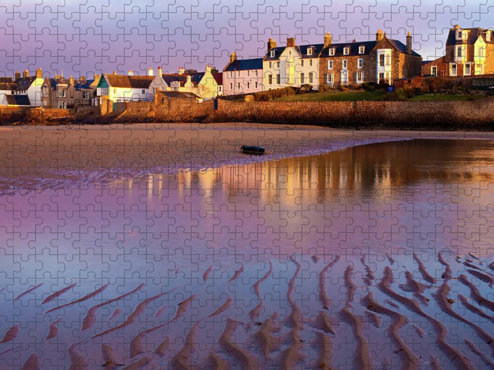 Outdoors Jigsaw Puzzle featuring the photograph Elie, Fife, Scotland by Daniel Webb - Www.photowebb.co.uk
