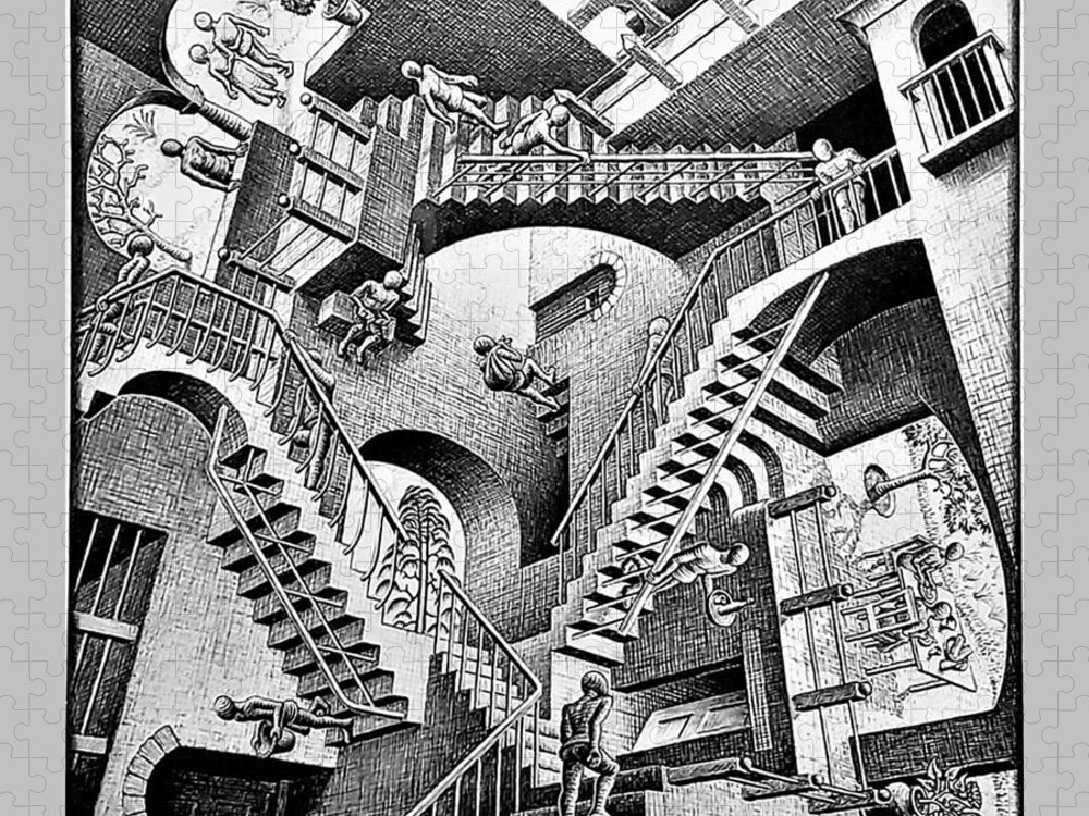 Maurits Cornelis Escher Jigsaw Puzzle featuring the photograph Escher 131 by Rob Hans