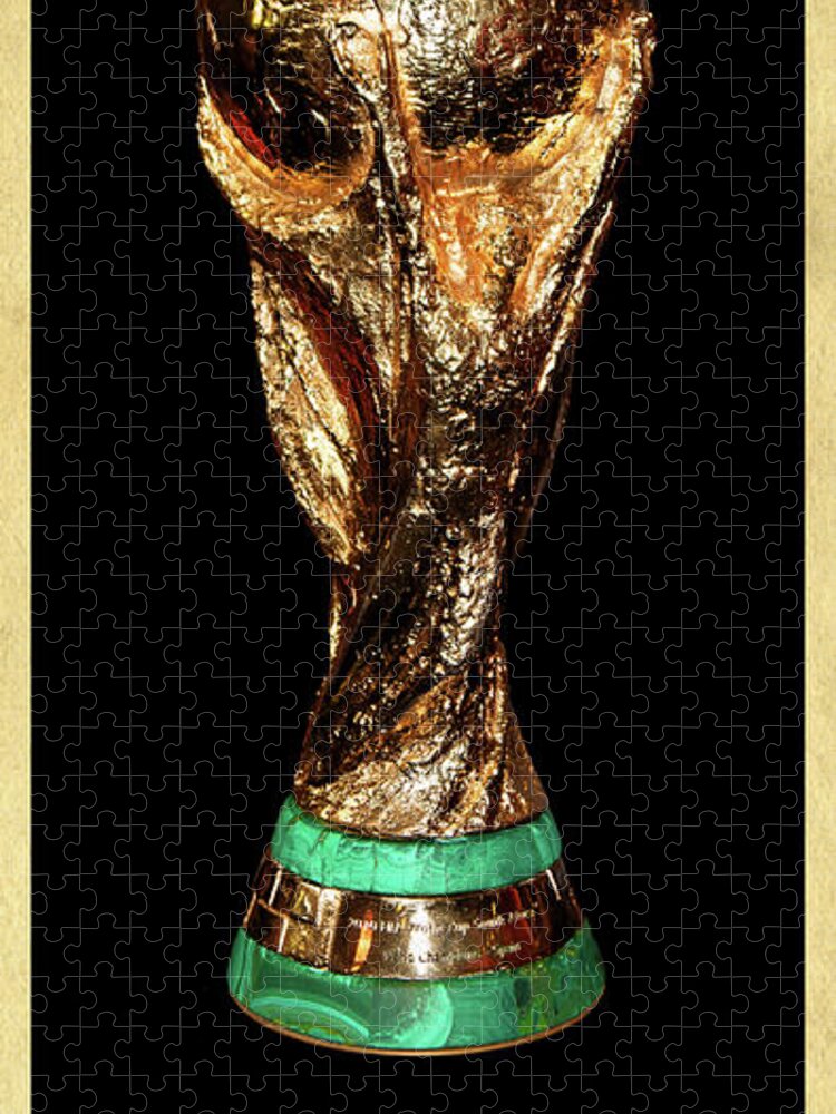 FIFA World Cup Trophy Jigsaw Puzzle by Weston Westmoreland