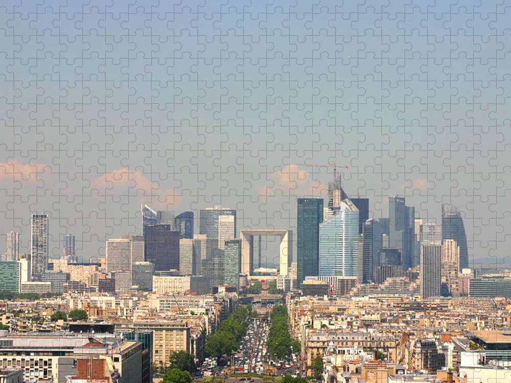 Financial District Jigsaw Puzzle featuring the photograph Financial Buidings In Paris by All Right Rs