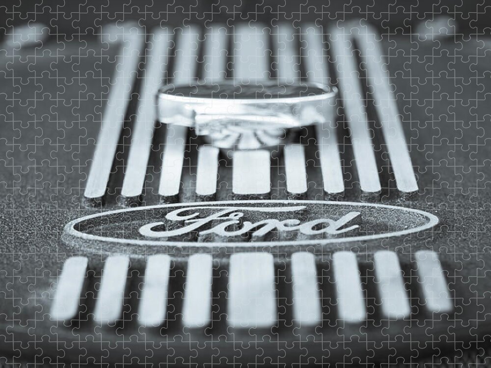 Logo Jigsaw Puzzle featuring the photograph Ford Lines by John Kirkland