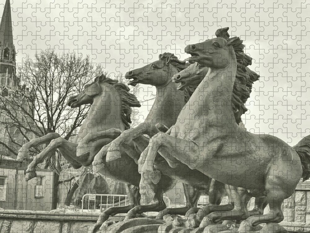 Alexander Jigsaw Puzzle featuring the photograph Four Seasons Sculpture by JAMART Photography