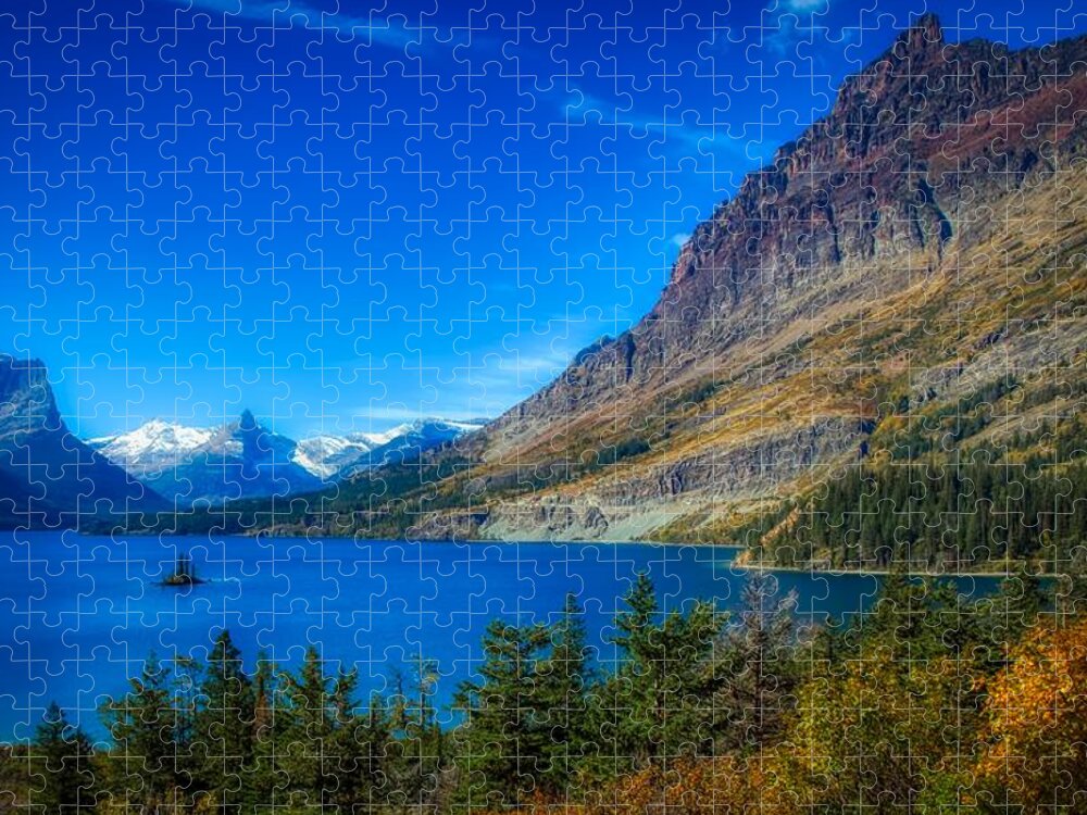Glacier National Park Jigsaw Puzzle featuring the photograph Glacier National Park, Montana by Mountain Dreams